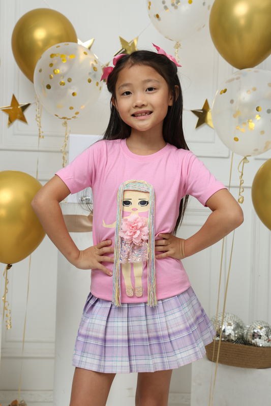 Girls Play N Wear Tshirt (Pink)