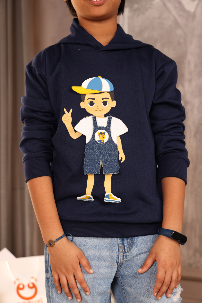 Boys Play N Wear Hoodies (Blue)
