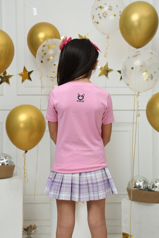 Girls Play N Wear Tshirt (Pink)
